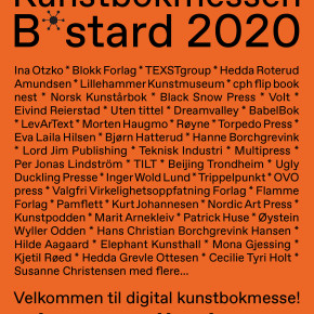 Kunstbokmessen B*stard 2020 på bastardbok.no