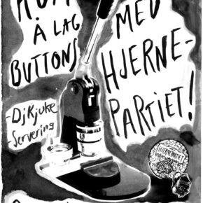 Lag dine egne buttons med Hjernepartiet!